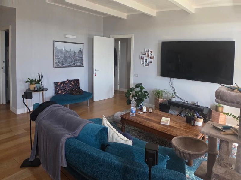 Antes: salón